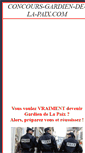 Mobile Screenshot of concours-gardien-de-la-paix.com